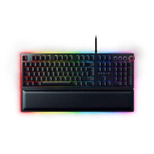Razer Huntsman Elite - Mechanical Gaming Keyboard with Opto-Mechanical Key (Multifunction Numeric Button, Keybar, Integrated Hybrid Memory, RGB Chro