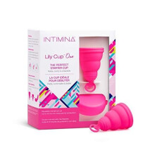 Intimina Lily Cup One, The Collapsible Menstrual Cup for Beginners, Period Cup for Teens