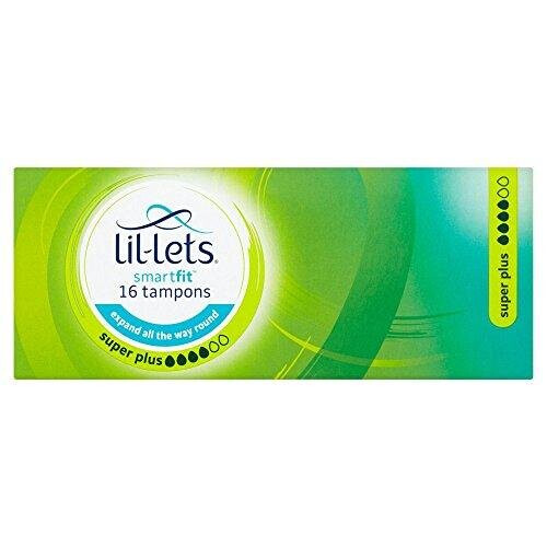 Lil-Lets Lil-Lets Smartfit Super Plus Non-Applicator Tampons, Pack of 16