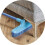 Spontex Catch and Clean Indoor Rubber Broom and Dustpan 6