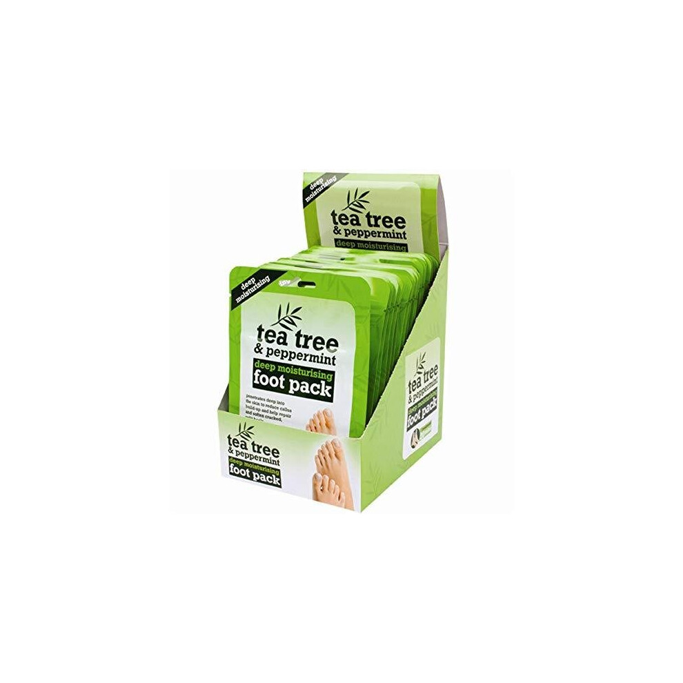 5x Tea Tree Peppermint & Shea Butter Foot Treatment Packs