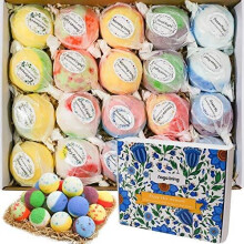 Nagaliving Bath Bombs gift Set 20 Wonderful Fizz Effect Handmade Bath Bombs for ValentineAs Day christmas MotherAs Day FatherAs Day childrenAs Da