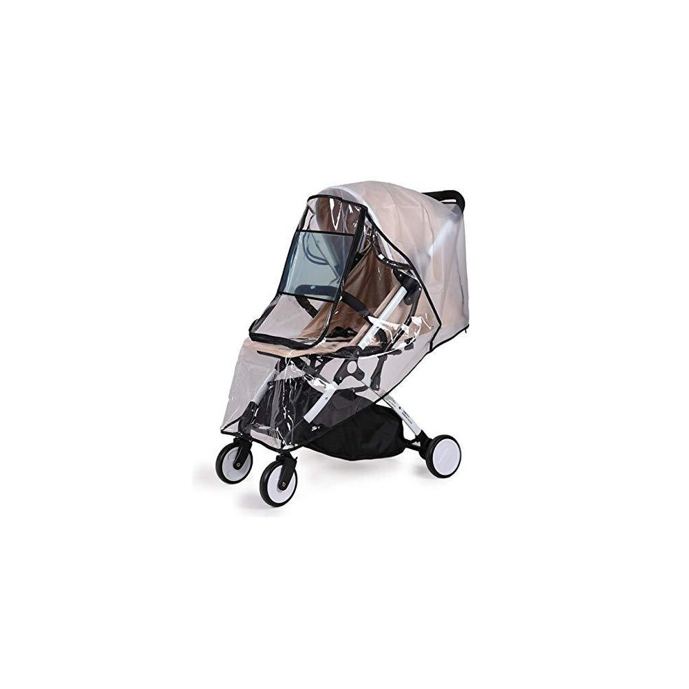 Bemece Universal Rain Cover for Pushchair Stroller Buggy Pram, Baby Travel Weather Shield - L