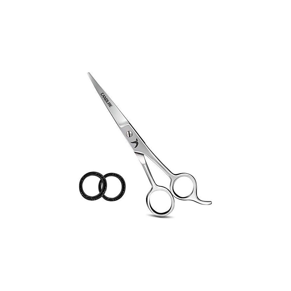 Candure Hairdressing Barber Hair Scissor for Professional Hairdressers Barbers Stainless Steel Hair Cutting Shears - For Salon Barbers, Men, Women,