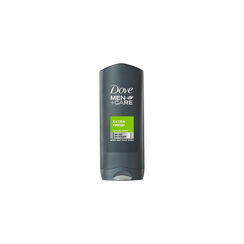 Dove Men's For Plus Care Extra Fresh Body And Face Wash 400Ml