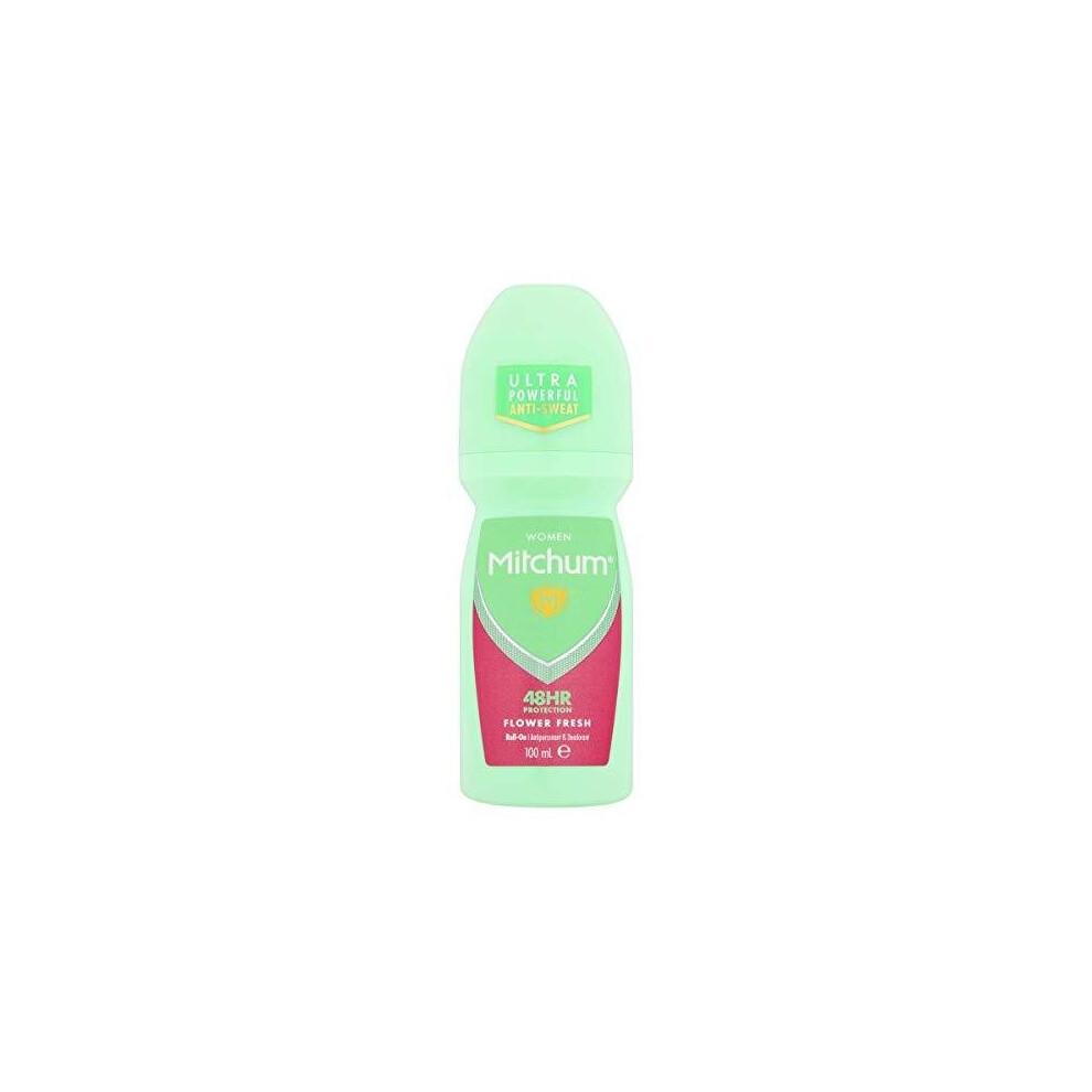 Mitchum Advanced Flower Fresh Antiperspirant & Deodorant Roll On, 100 ml