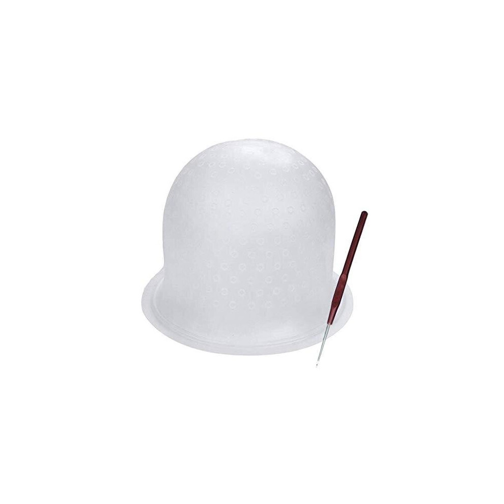 Beikalone Highlight Caps With Coloring Hair Hook, Frosting Coloring Hat, Professional Salon Silicone Hairdressing Tools