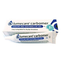 Lumecare Carbomer soothing eye gel 3 x 10g tubes BULK BUY