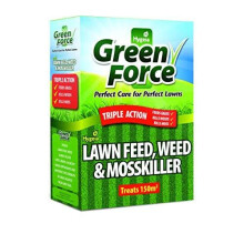 Greenforce Fertilizer Weed Moss Killer, Greens Lawn, Grey