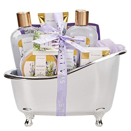 8pc Spa Luxetique Lavender Gift Set