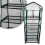 Kingfisher Kingfisher GHPRO Premium 4 Tier Greenhouse - Clear 1