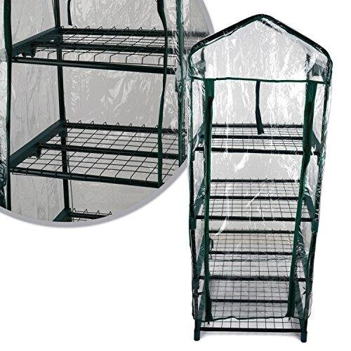 Kingfisher Kingfisher GHPRO Premium 4 Tier Greenhouse - Clear