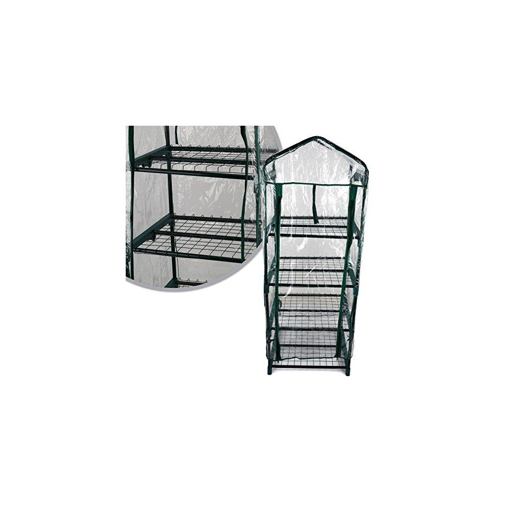 Kingfisher Ghpro Premium 4 Tier Greenhouse - Clear