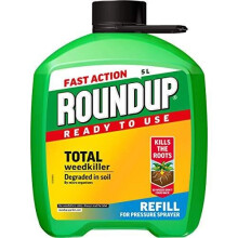 Roundup Fast Action Total Weedkiller 5L Refill