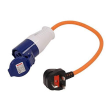 Neilsen 240 V UK CT2898 Caravan to 3 Pin Mains Supply Adaptor Lead Hook Up Cable Converter