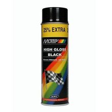 MOTIP Spray Paint - Gloss Black - 500 ml