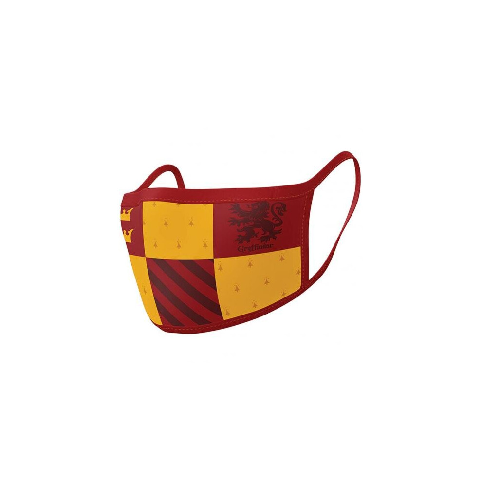 2 x Harry Potter Gryffindor Adult Cotton Protective Face Masks