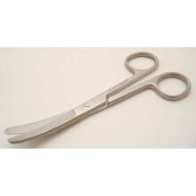 Diamond Edge 5" Stainless Surgical scissors, curved blades, blunt tips
