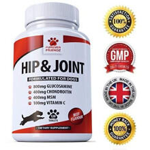 Glucosamine 800mg Advanced Dog Hip & Joint Support with Chondroitin, MSM & Vitamin C - Beef Flavored Chewable 120 Tablets