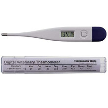 Digital Vets Thermometer For Pet Owners of Dogs Cats Horses Animals With FREE Veterinary Hobday's Spec Chart