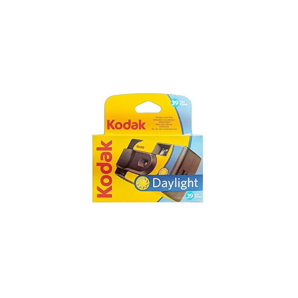 Kodak SUC Daylight 39 800iso Disposable Analog Camera - Yellow and Blue
