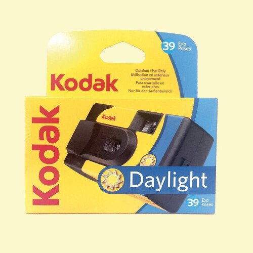 Kodak Kodak SUC Daylight 39 800iso Disposable Analog Camera - Yellow and Blue 2