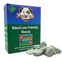 Peterals 200 Grams - Natural Mineral Rocks to Prevent Grass Burn Yellow Patches from Dog Urine