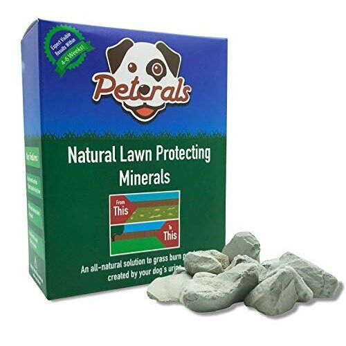 Peterals 200 Grams - Natural Mineral Rocks to Prevent Grass Burn Yellow Patches from Dog Urine