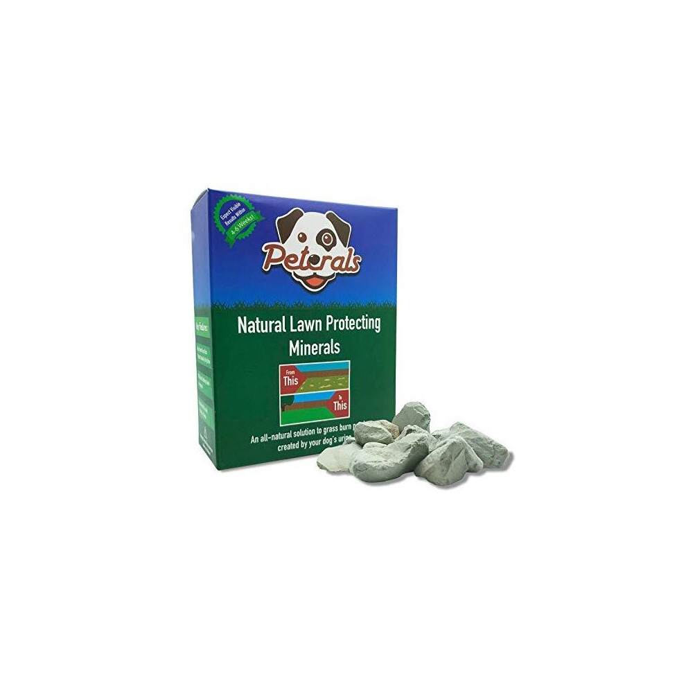 Peterals 200 Grams - Natural Mineral Rocks to Prevent Grass Burn Yellow Patches from Dog Urine