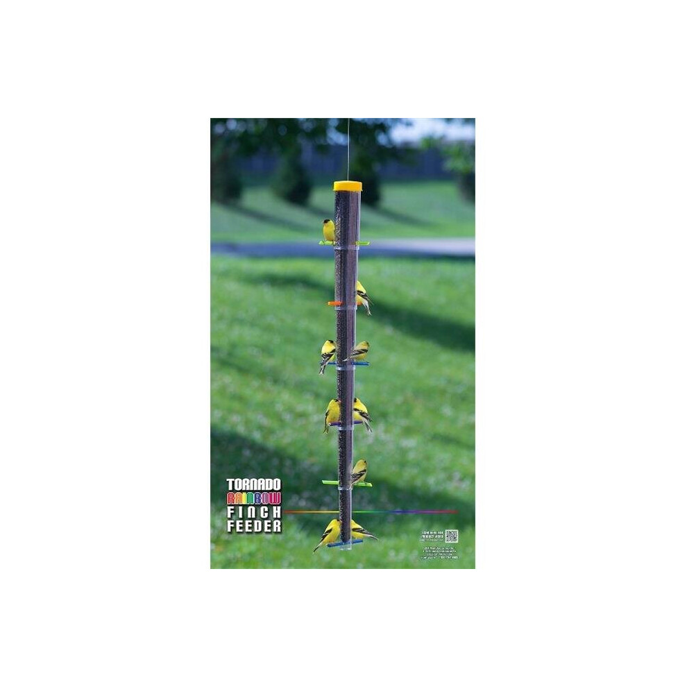 S&K Manufacturing TRFF Tornado Rainbow Finch Bird Feeder