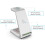 (Apple iPhone) 3 In 1 Qi Wireless Charging Station - Charger Stand / Dock 5