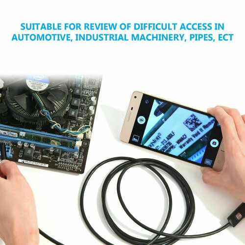 (5 Metre) Waterproof USB Endoscope Borescope Snake Inspection Camera Android Mobile Phone 1