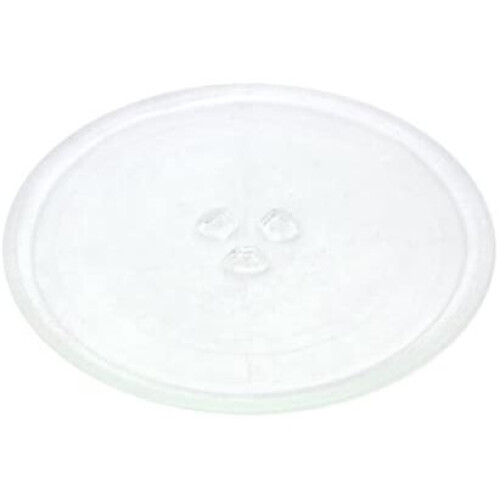 Universal Microwave Turntable Glass Plate with 3 Fixtures 245 mm