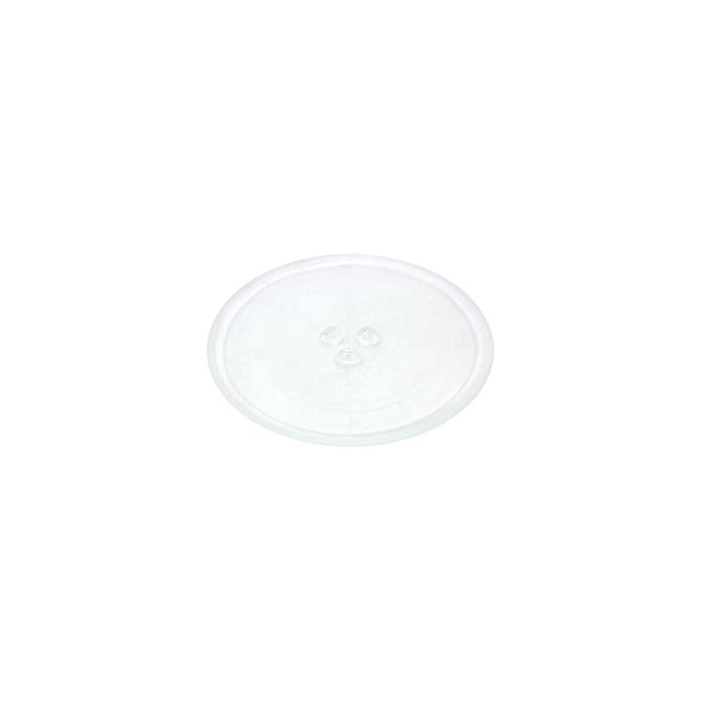 Universal Microwave Turntable Glass Plate with 3 Fixtures 245 mm