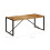 VidaXL vidaXL Solid Rough Mango Wood Dining Table 180cm Unique Home Kitchen Furniture 3