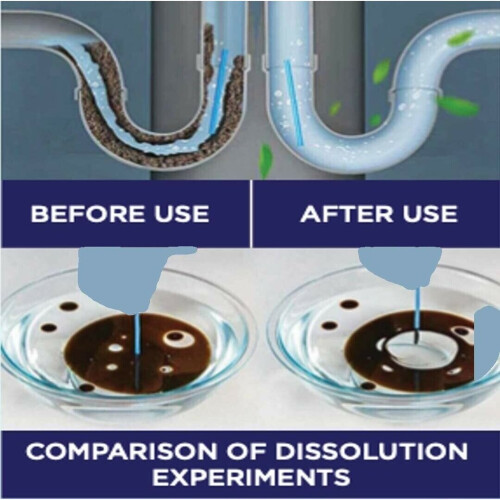 12 Drain Sticks Prevent Germs & Odour Clean Sink Plug Bathroom Pipe 1