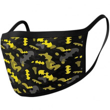 2 x Batman Camo Style TV Show Protective Face Masks Covering Washable & Reusable
