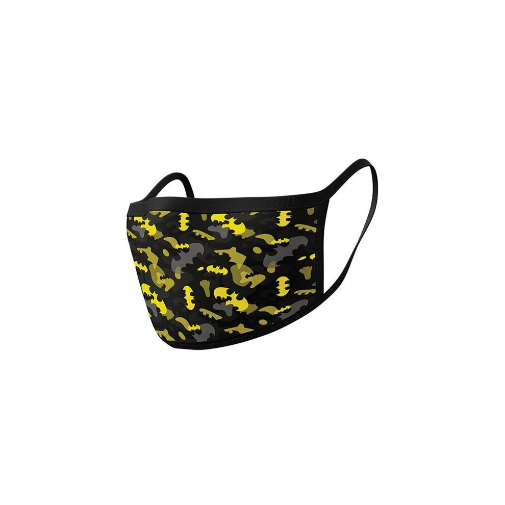 Batman 2 X Camo Style Tv Show Protective Face Masks Covering Washable & Reusable
