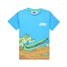 (2-3 Years) Children's Roald Dahl The Enormous Crocodile Blue T-Shirt