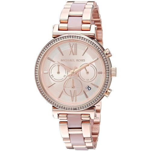 Michael Kors Michael Kors Sofie Kronograf Kvarts Diamantaccent Mk6560 Damklocka