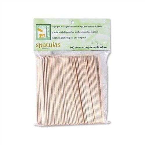 Clean+Easy Wooden Applicator Spatulas Large