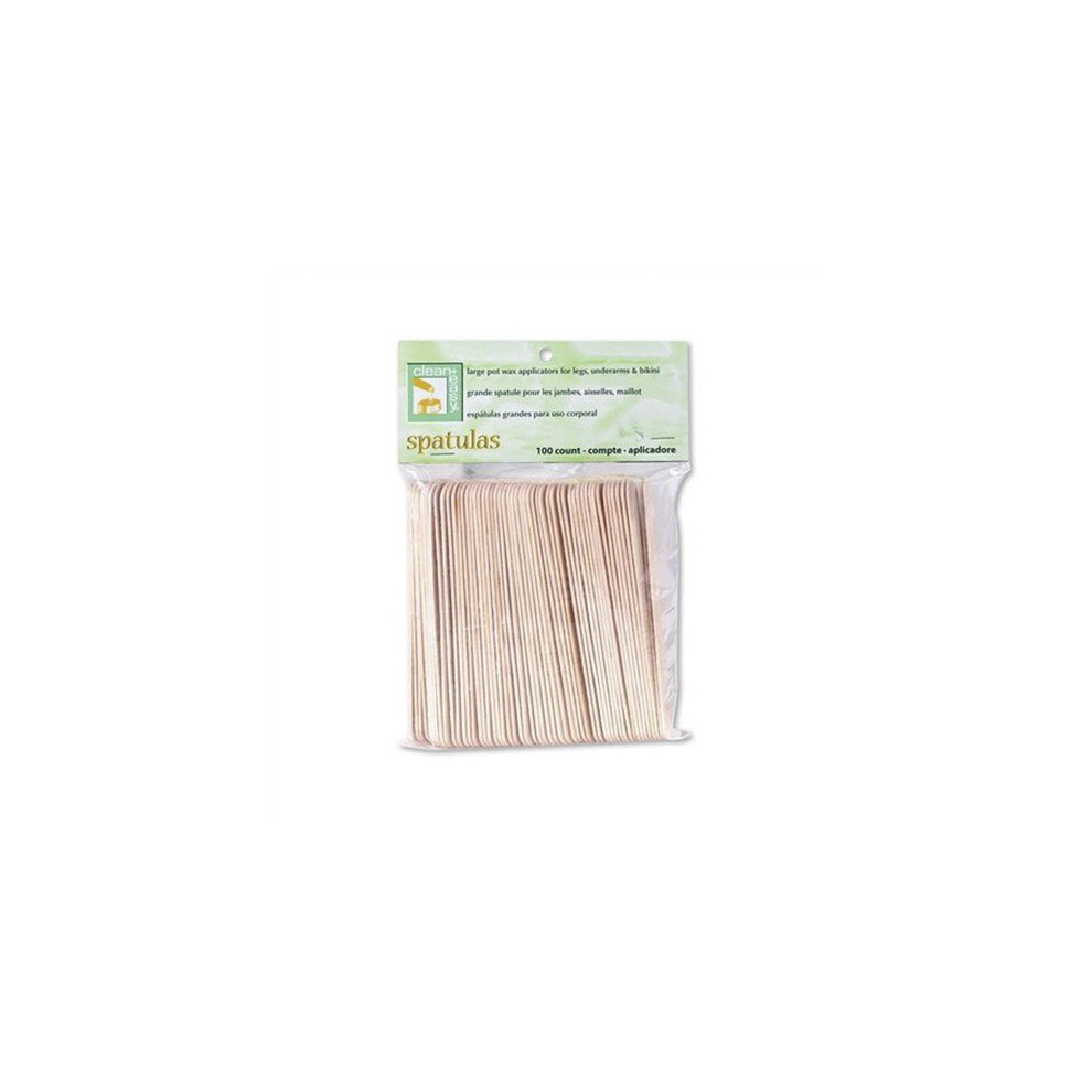 Clean & Easy Clean+Easy Wooden Applicator Spatulas Large