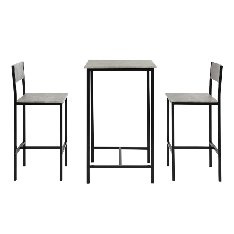 SoBuy Bar Set-1 Bar Table and 2 Stools,OGT27-HG