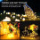 Festival Copper String Light 10m Remote Control Timing Battery USB 4
