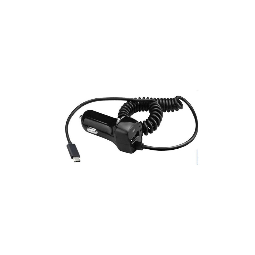 Alcatel 3L Micro Usb Car Charger Cigarette Lighter 12V Built-In Usb Black 5057141607433
