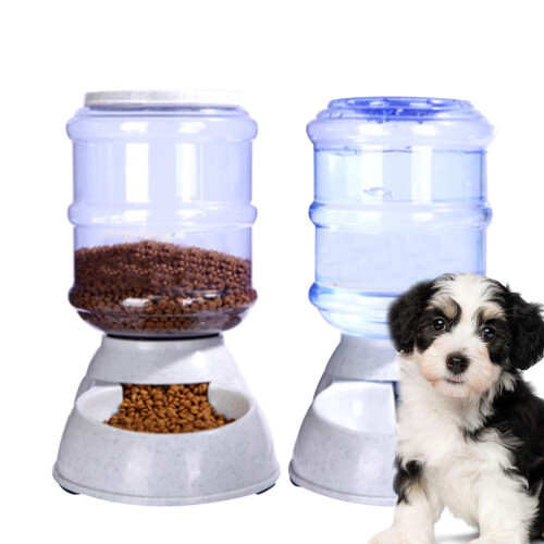 Automatic Pet Food and Drink Dispenser | 3.5L Dog and Cat Feeder