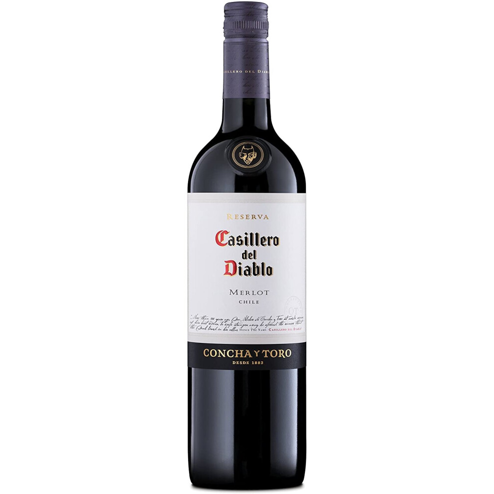 Casillero del Diablo Reserva Merlot Wine (case of 6 x 75cl bottles)