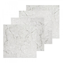 4pk YÖL White Marble Effect Self-Adhesive Vinyl Floor Tiles