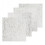 4pk YÖL White Marble Effect Self-Adhesive Vinyl Floor Tiles 1