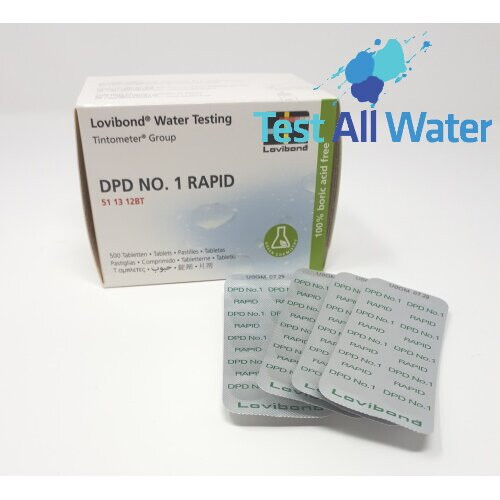 Lovibond DPD No 1 Rapid Dissolve Tablets. 500 tablets